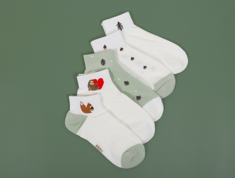 Женские носки Корона короткие (36-41) №BY524-1