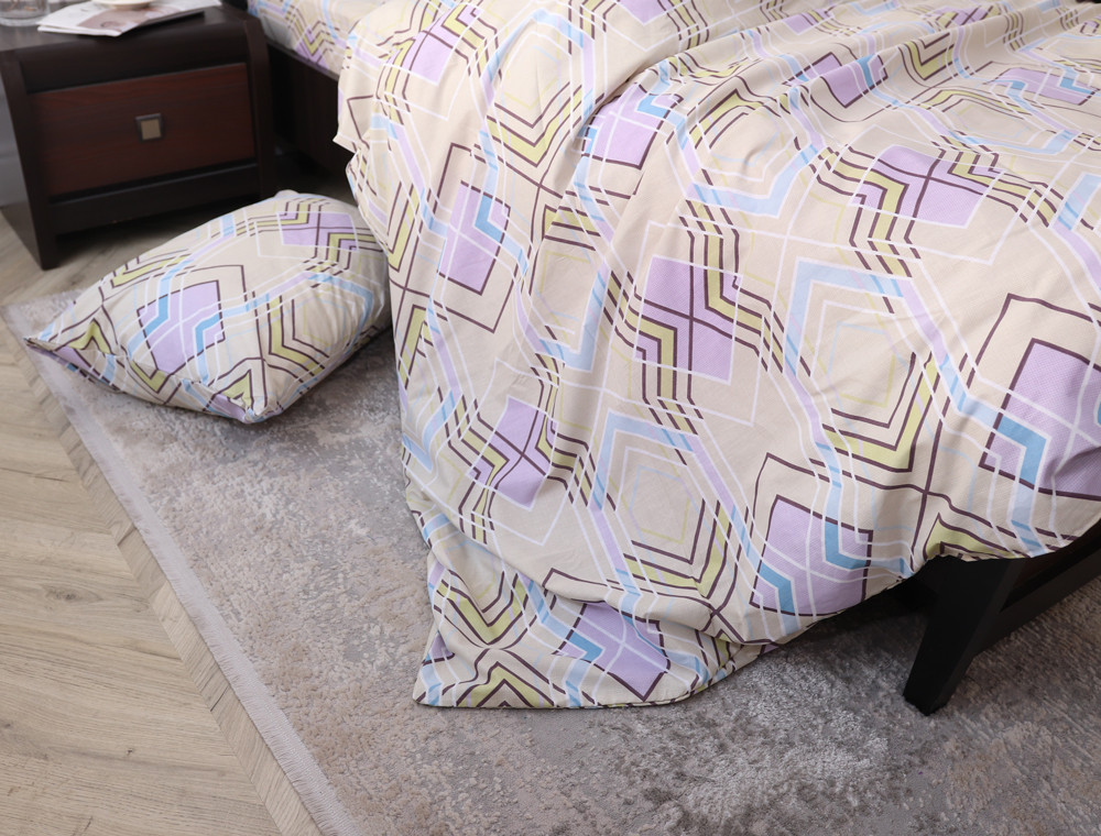 Двоспальний набір постільної білизни 180*220 із Бязі "Gold" №153628 Черешенка™