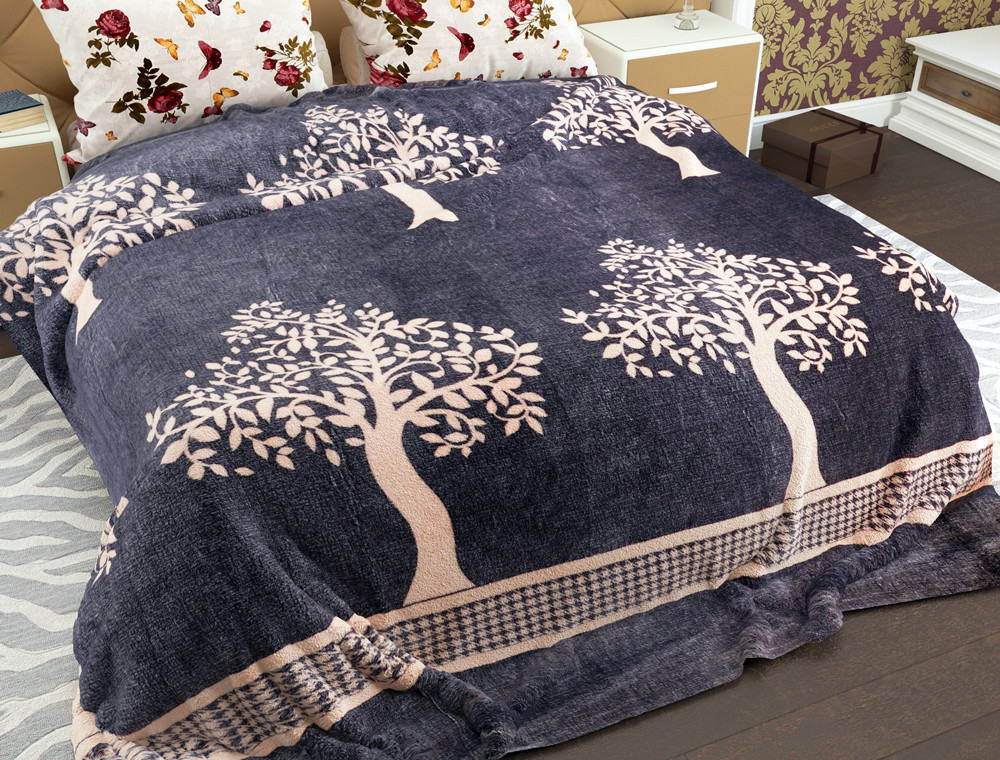 Полуторний флісовий плед №33781