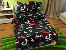 Євро-максі набір постільної білизни 200*220 із Бязі "Gold" №154653 Черешенка™