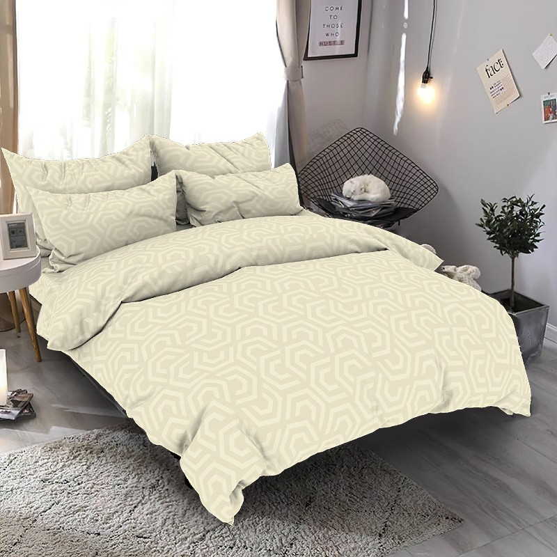 Ткань для постельного белья Бязь "Gold" Lux GL7865beige