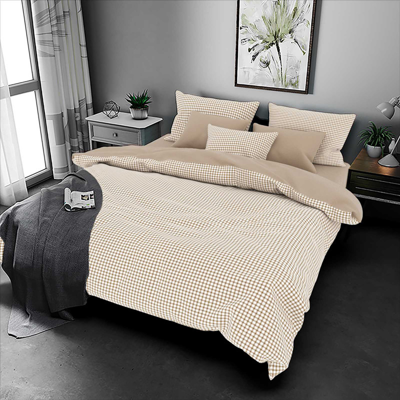 Ткань для постельного белья Бязь "Gold" Lux GL8052 (A+B) - (50м+50м)