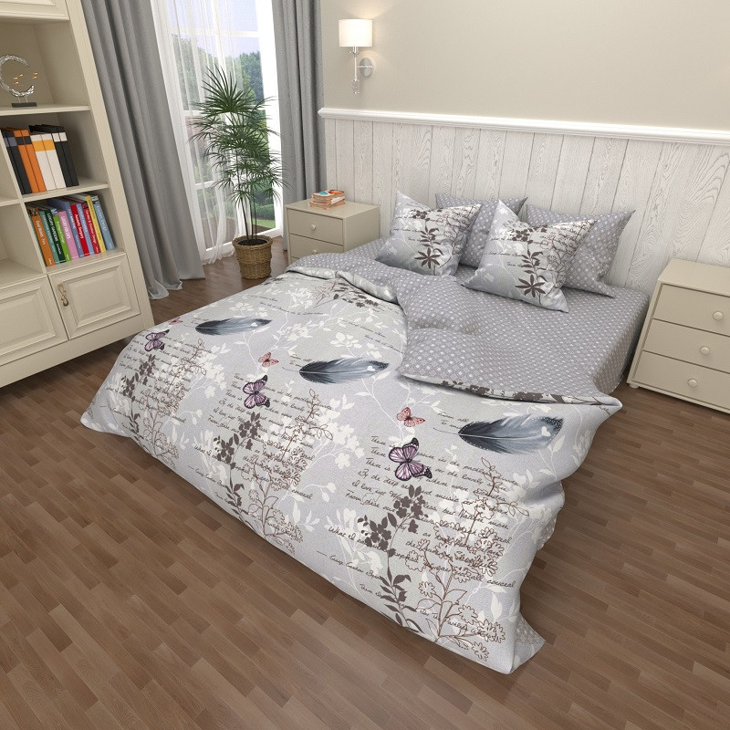 Тканина для постільної білизни Бязь "Gold" Lux GL7637 (A+B) - (50м+50м)