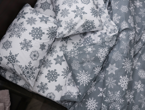 Євро-максі набір постільної білизни 200*220 із Бязі "Gold" №15131AB Черешенка™