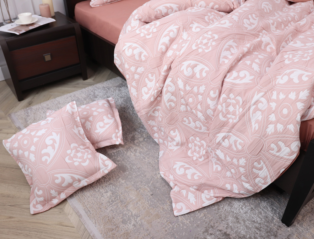 Евро макси набор постельного белья 200*230 из Муслина №600-18 Черешенка™