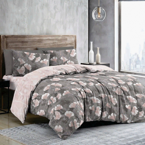 Тканина для постільної білизни Бязь "Gold" Lux GL11051peach (A+B) - (50м+50м)