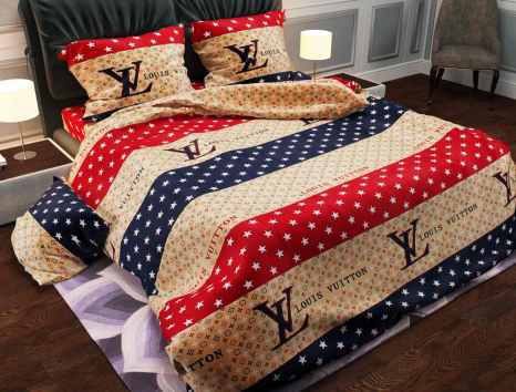 Полуторний набір постільної білизни 150*220 із Бязі "Gold" №15521 Черешенка™