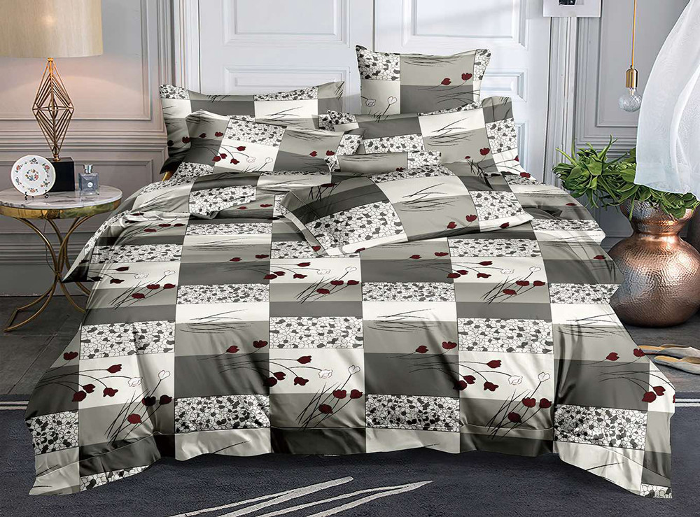 Сімейний набір постільної білизни 240*220 із полікотону №208593 Черешенька™