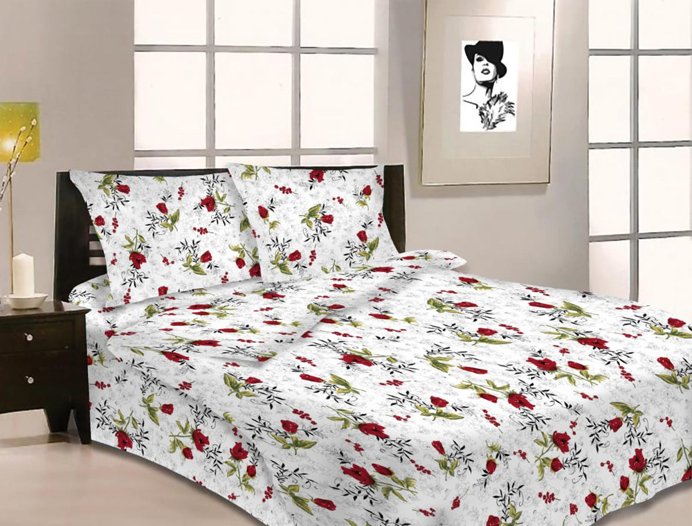 Ткань для постельного белья Бязь "Gold" Lux "Цветочный бриз" GL3890