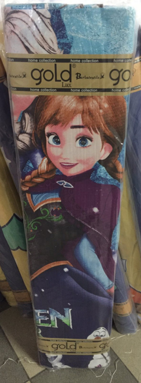 Ткань для постельного белья Бязь "Gold" Lux детская "Замороженная лихорадка" GLB4516