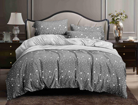 Євро набір постільної білизни 200*220 із полікотону №2001011 Черешенька™