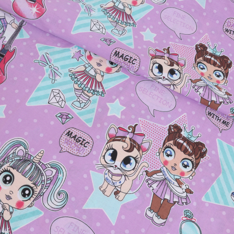 Тканина для постільної білизни Бязь "Gold" Lux дитяча GLB259