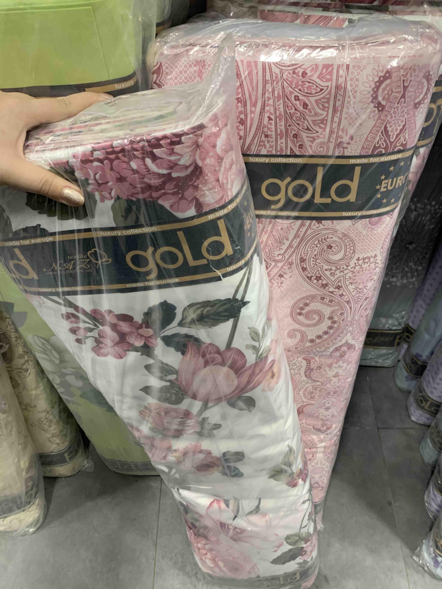 Тканина для постільної білизни Бязь "Gold" Lux GL1776 (A+B) - (50м+50м)