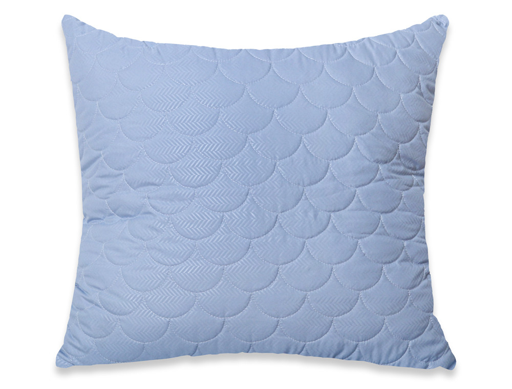 Подушка стьобана на блискавці 70*70 мікрофібра/холлофайбер №7070-25-1