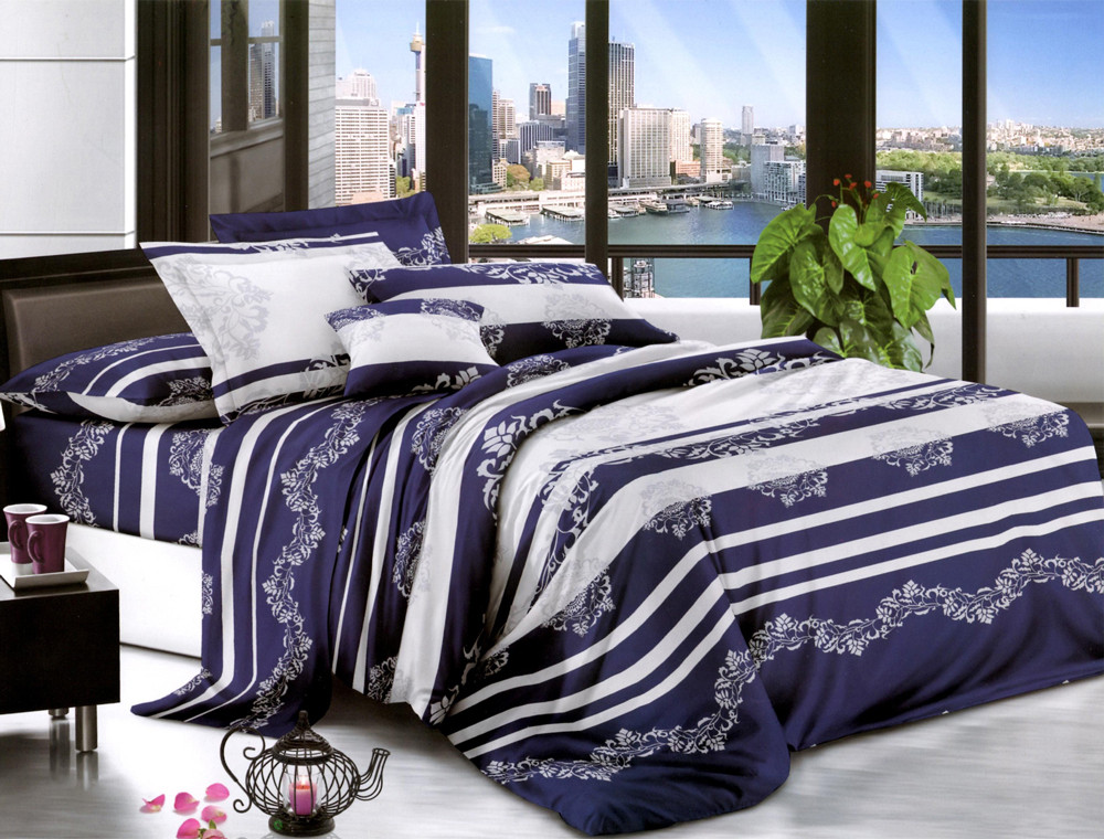 Полуторний набір постільної білизни 150*220 із Ранфорсу №182893 Черешенка™