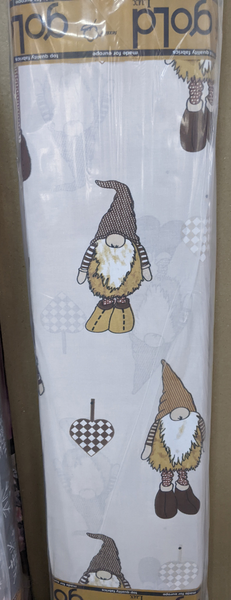 Ткань для постельного белья Бязь "Gold" Lux GL3468beige