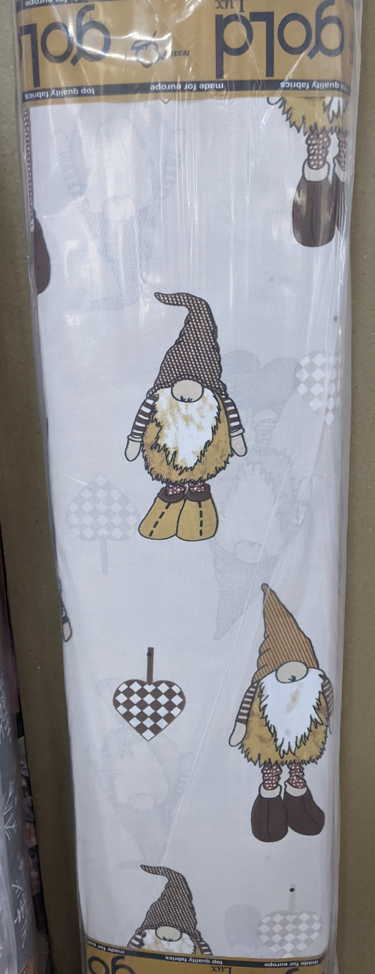 Ткань для постельного белья Бязь "Gold" Lux GL3468beige