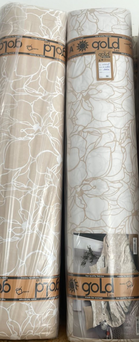 Тканина для постільної білизни Бязь "Gold" Lux GL6007 (A+B) - (50м+50м)