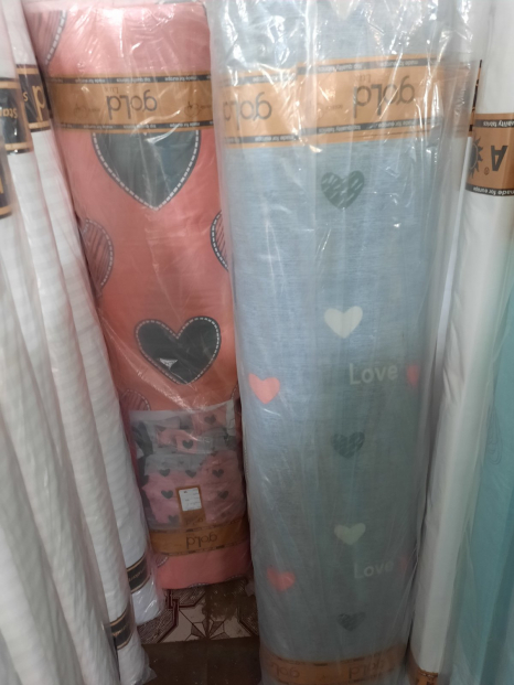 Ткань для постельного белья Бязь "Gold" Lux GL1808 (A+B) - (50м+50м)