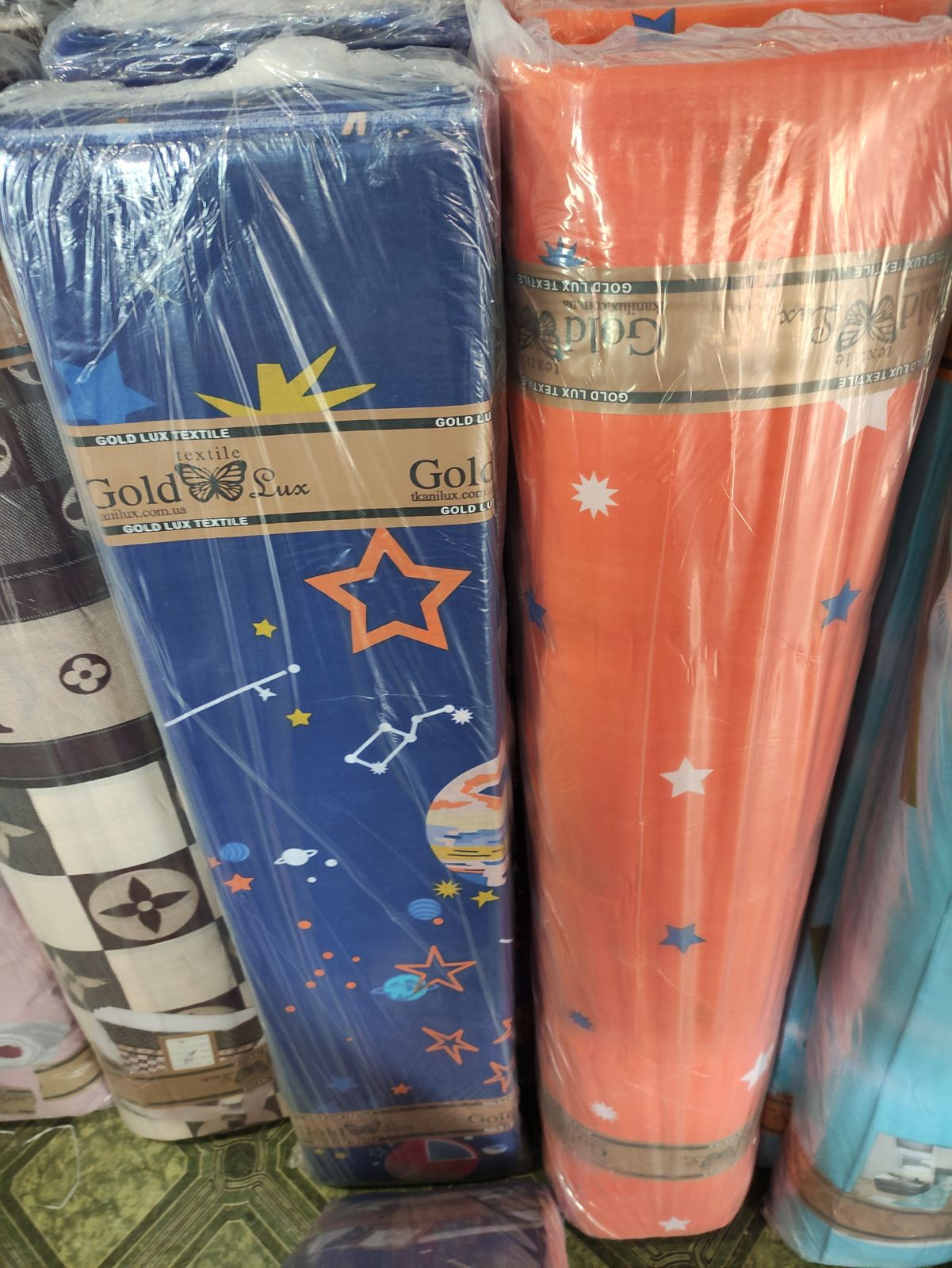 Ткань для постельного белья Бязь "Gold" Lux GL1774 (A+B) - (50м+50м)