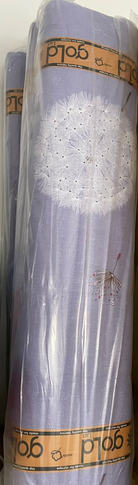 Ткань для постельного белья Бязь "Gold" Lux GL1596Lilac