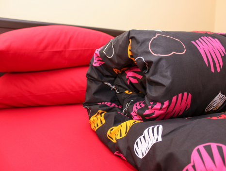 Полуторний набір постільної білизни 150*220 із Бязі "Gold" №154219AB Черешенка™