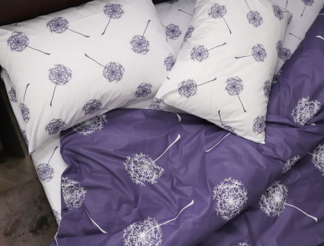 Полуторний набір постільної білизни 150*220 із Бязі "Gold" №151904AB Черешенка™