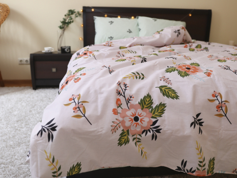 Євро-максі набір постільної білизни 200*220 із Бязі "Gold" №151597AB Черешенка™