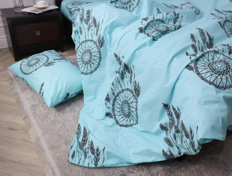 Двоспальний набір постільної білизни 180*220 із Бязі "Gold" №153930 Черешенка™