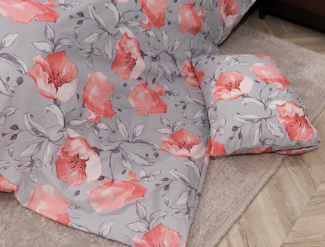 Семейный набор хлопкового постельного белья из Бязи "Gold" №150060 Черешенка™