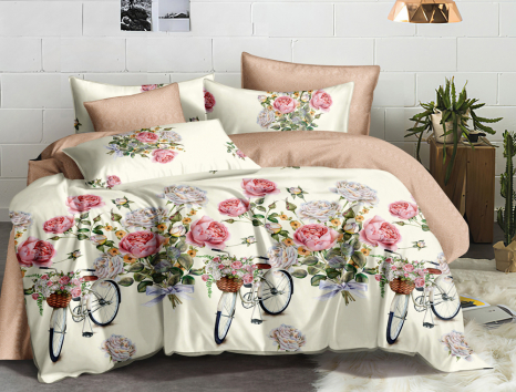 Сімейний набір постільної білизни із Бязі "Gold" №154533 Черешенка™