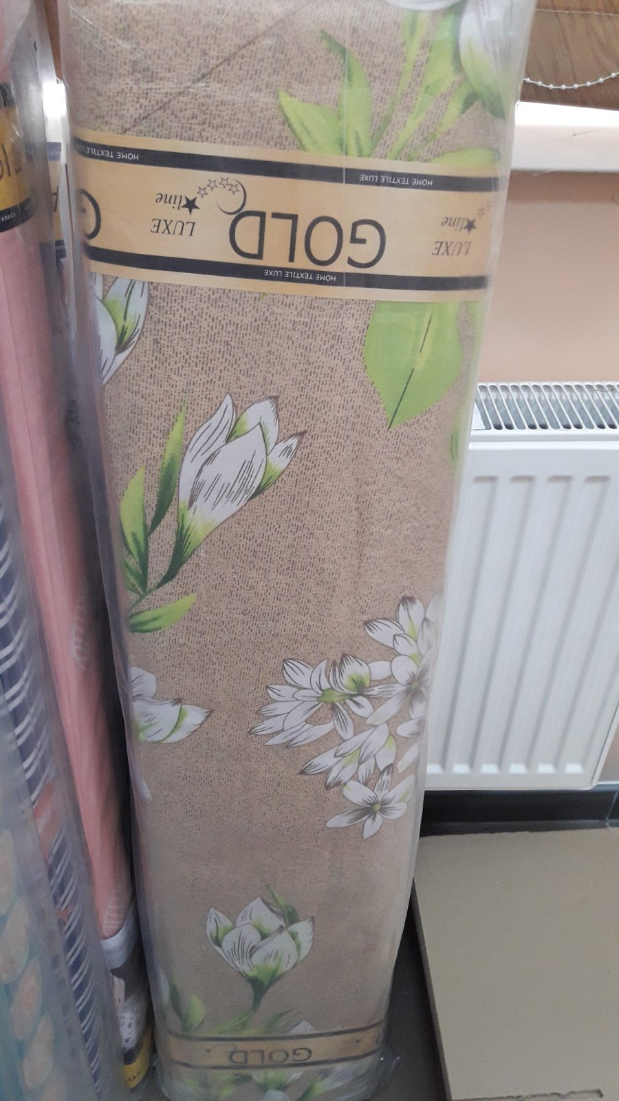 Ткань для постельного белья Бязь "Gold" Lux "Садовые лилии" GL3956