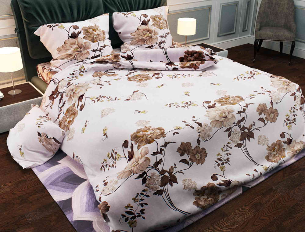 Тканина для постільної білизни Бязь "Gold" Lux GL023