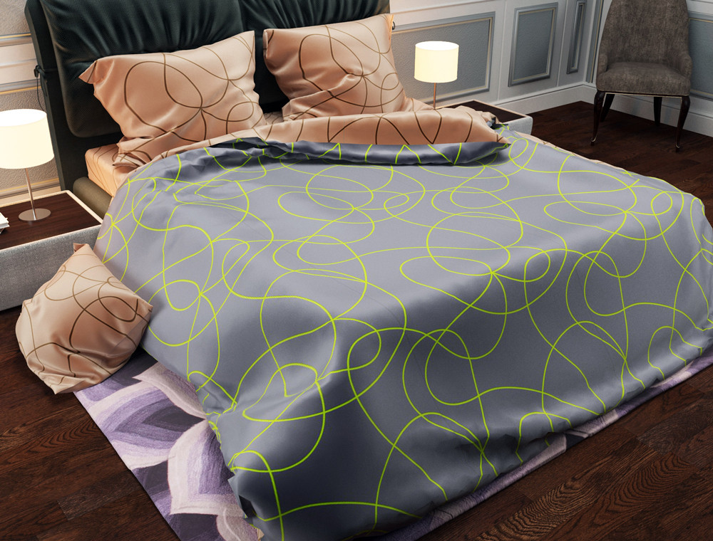 Тканина для постільної білизни Бязь "Gold" Lux GL987 (A+B) - (50м+50м)