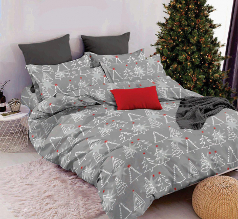 Ткань для постельного белья Бязь "Gold" Lux GL11330grey