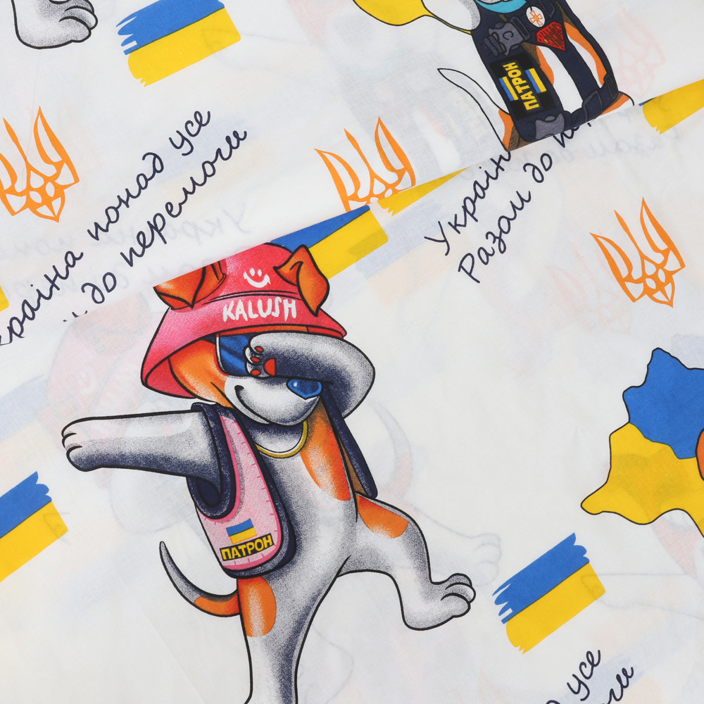 Ткань для постельного белья Бязь "Gold" Lux детская GLB296 (A+B) - (50м+50м)