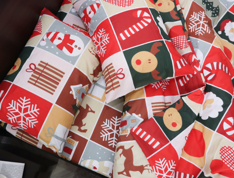 Євро-максі набір постільної білизни 200*220 із Бязі "Gold" №153478 Черешенка™