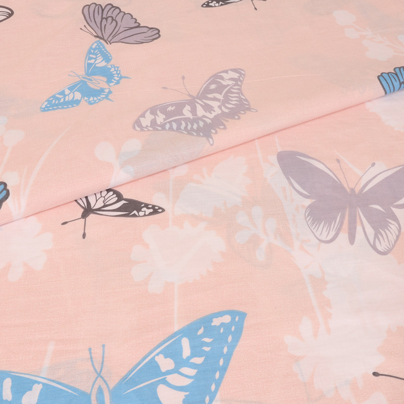 Ткань для постельного белья Бязь "Gold" Lux GL3587pink