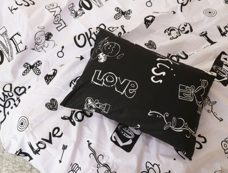 Двоспальний набір постільної білизни 180*220 із Бязі "Gold" №151431AB Черешенка™