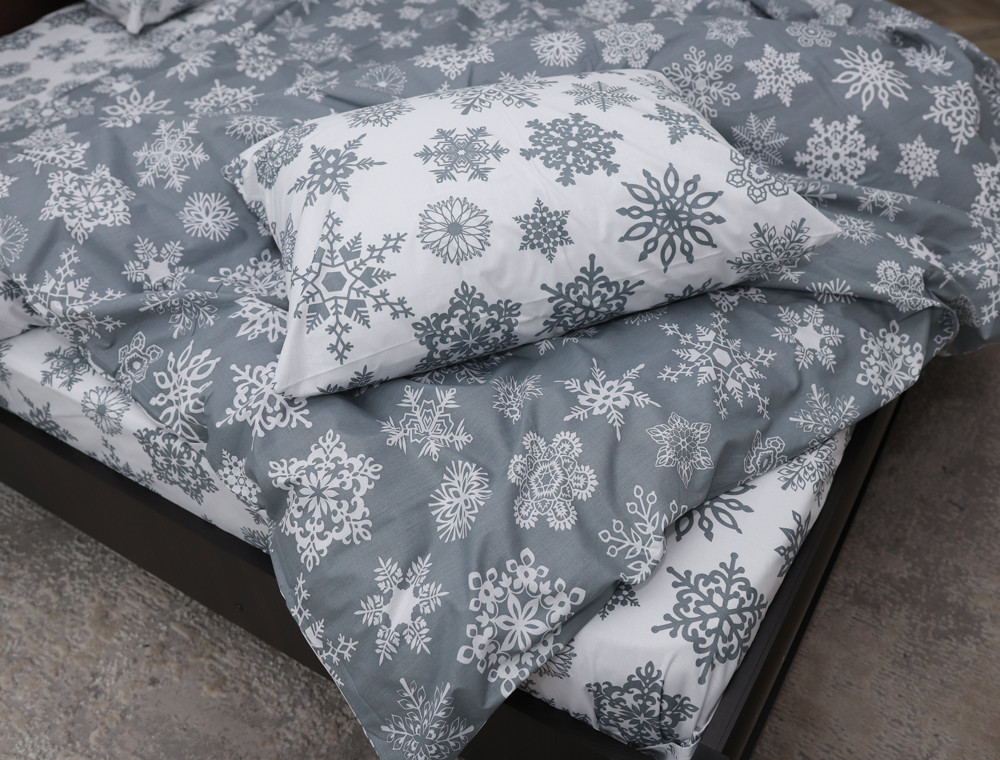 Двуспальный набор постельного белья 180*220 из Бязи "Gold" №15131AB Черешенка™