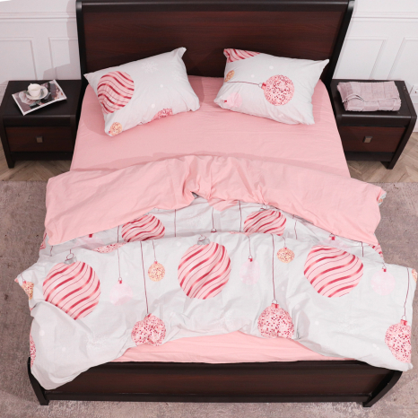 Двуспальный набор постельного белья 180*220 из Бязи "Gold" №151132АВ Черешенка™