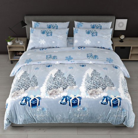 Семейный набор хлопкового постельного белья из Бязи "Gold" №518110 Черешенка™