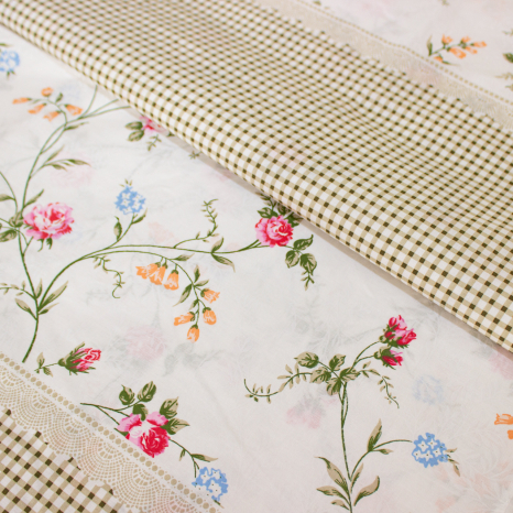 Тканина для постільної білизни Бязь "Gold" Lux GL3073