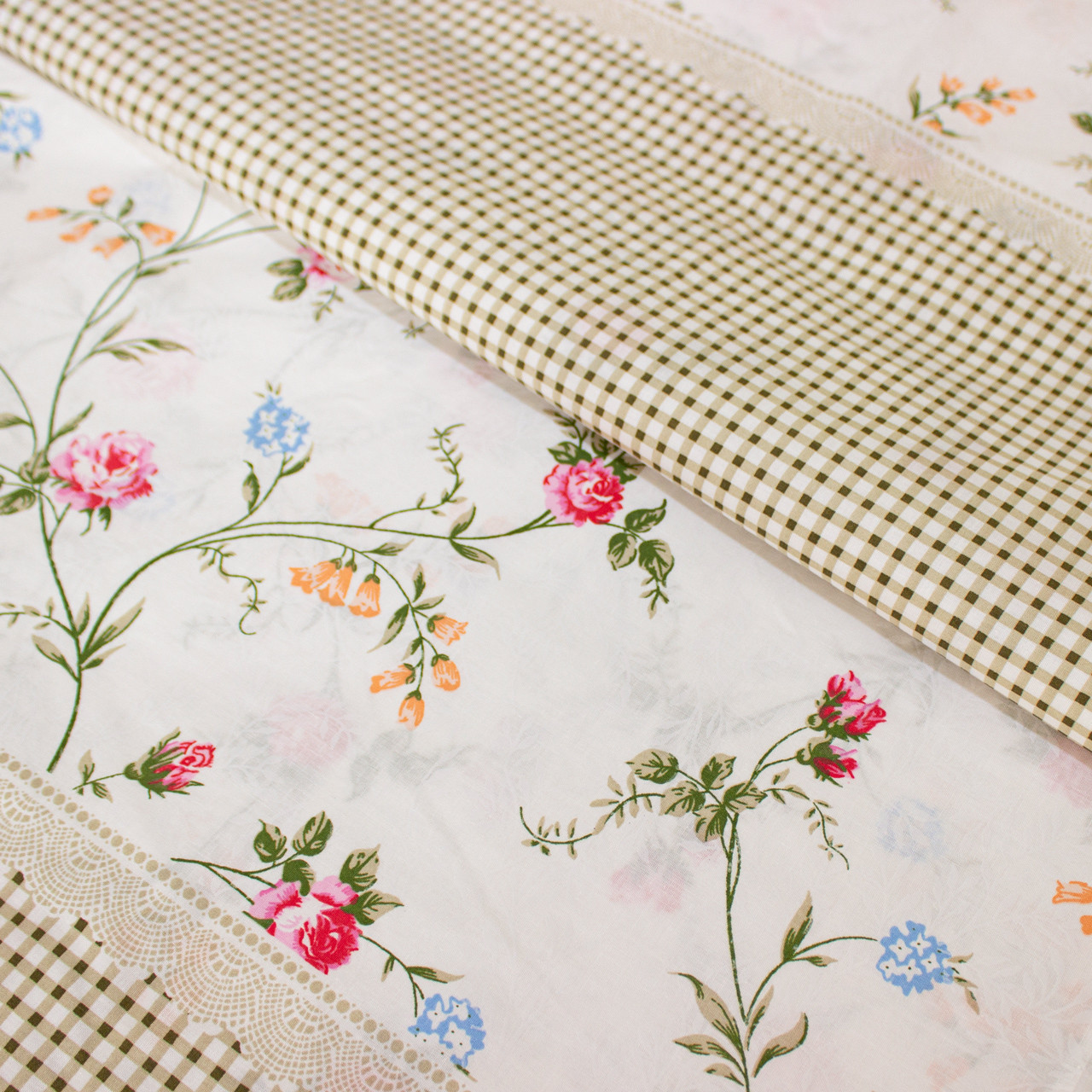 Тканина для постільної білизни Бязь "Gold" Lux GL3073