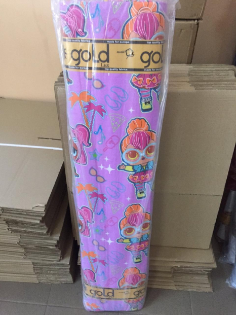 Ткань для постельного белья Бязь "Gold" Lux детская "Герои LOL`s" GLB216