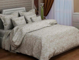 Ткань для постельного белья Бязь "Gold" Lux GL1998beige