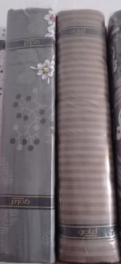 Ткань для постельного белья Бязь "Gold" Lux "Цветочное настроение" GL1500 (A+B) - (50м+50м)