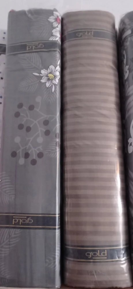 Ткань для постельного белья Бязь "Gold" Lux "Цветочное настроение" GL1500 (A+B) - (50м+50м)