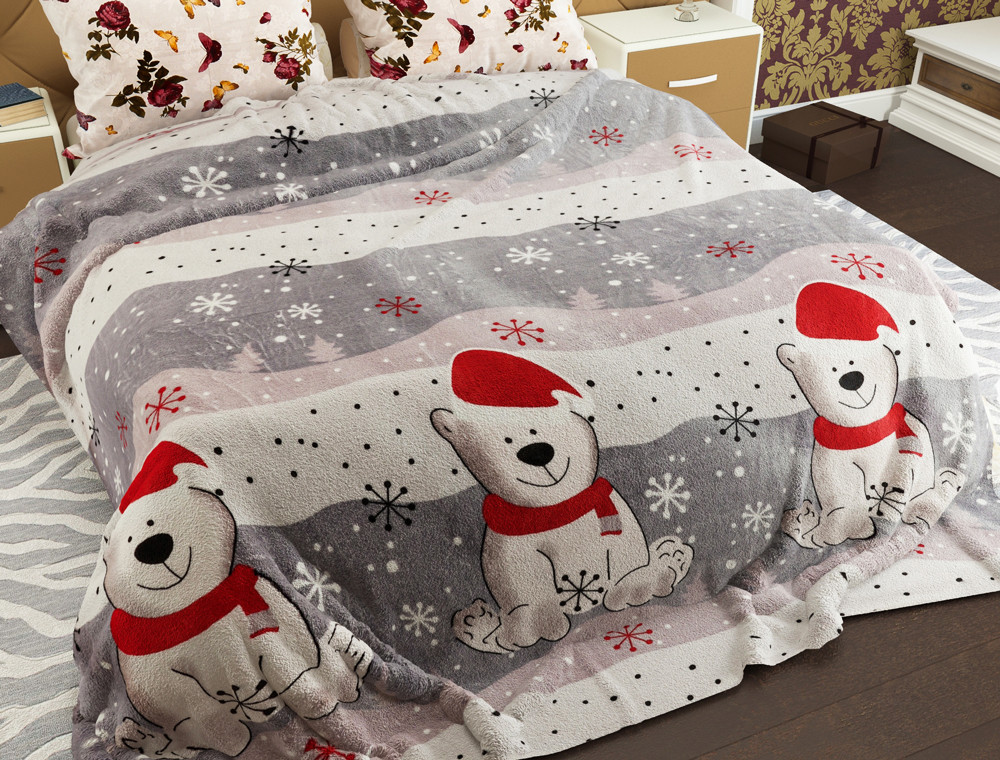 Евро флисовый плед №33981