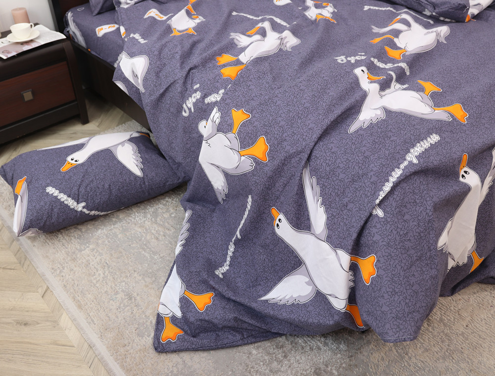 Семейный набор хлопкового постельного белья из Бязи "Gold" №151604 Черешенка™